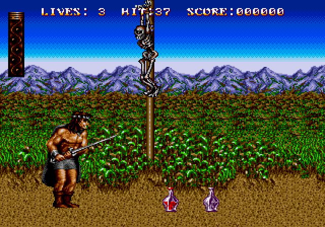 Sword of Sodan - Megadrive game screenshot (1990) by Electronic Arts